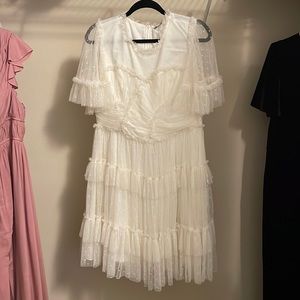 Ivy City Co. White Whimsical Dress. Size XL.